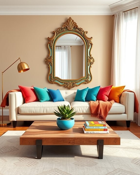 elevate decor with mirrors