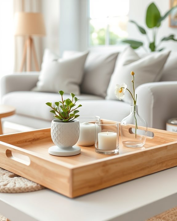 elevate decor with trays