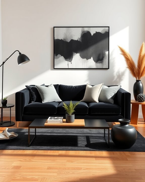 elevate design with black