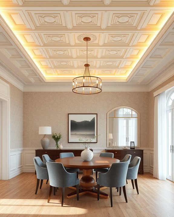 elevate dining room ceilings