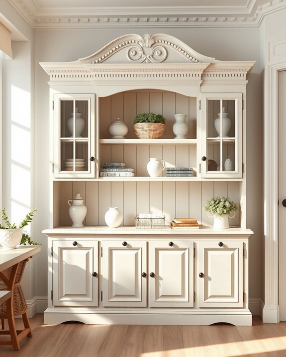 elevate hutch with molding