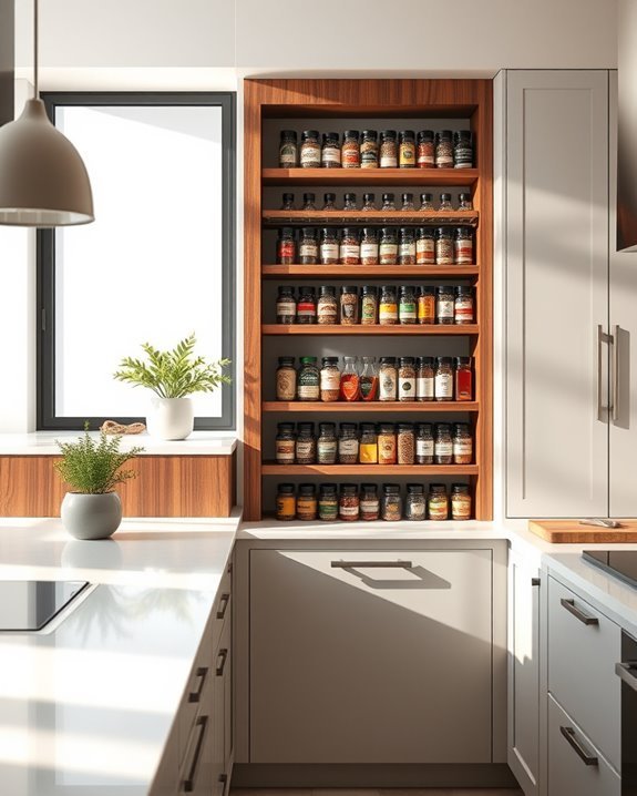 elevate kitchen spice organization