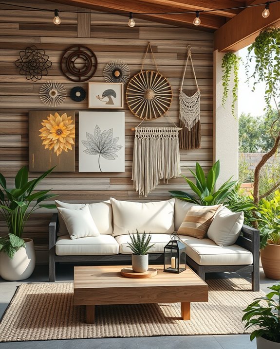 elevate patio with art
