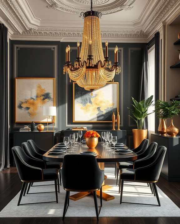 elevate space with chandeliers