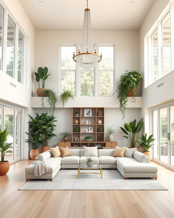 elevate space with greenery