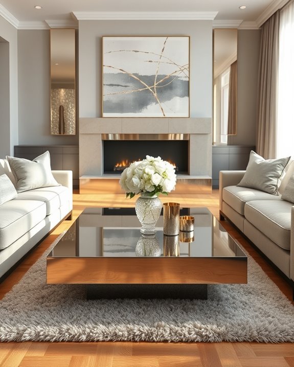 elevate space with metallics