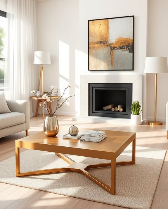 elevate space with metallics