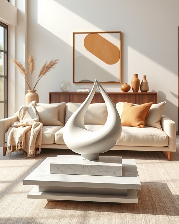 elevate space with sculptures