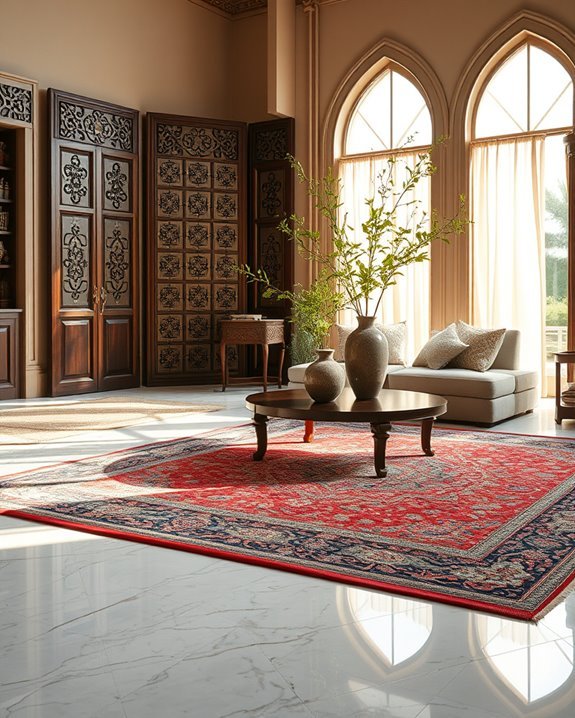 elevate spaces with luxurious rugs