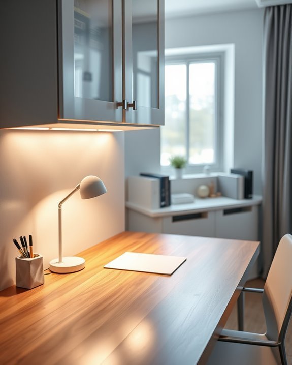 elevate workspace with lighting