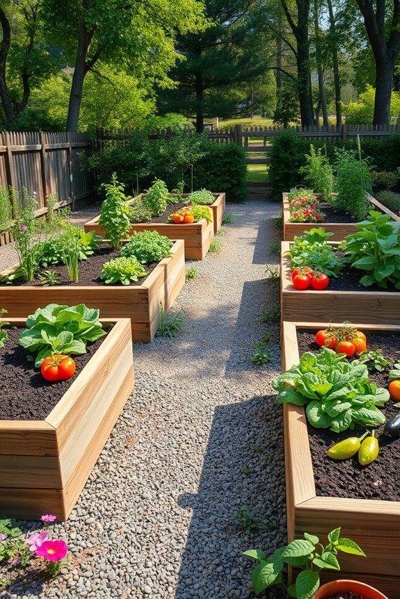 elevated vegetable garden beds