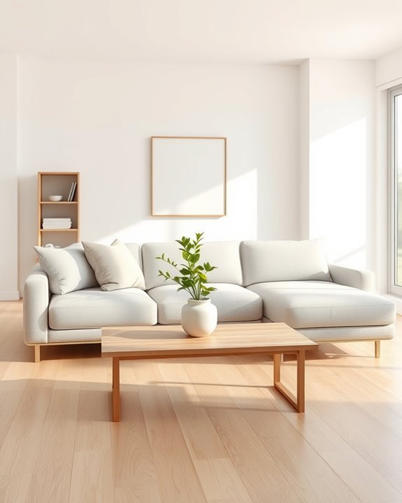 embrace serene minimalist decor