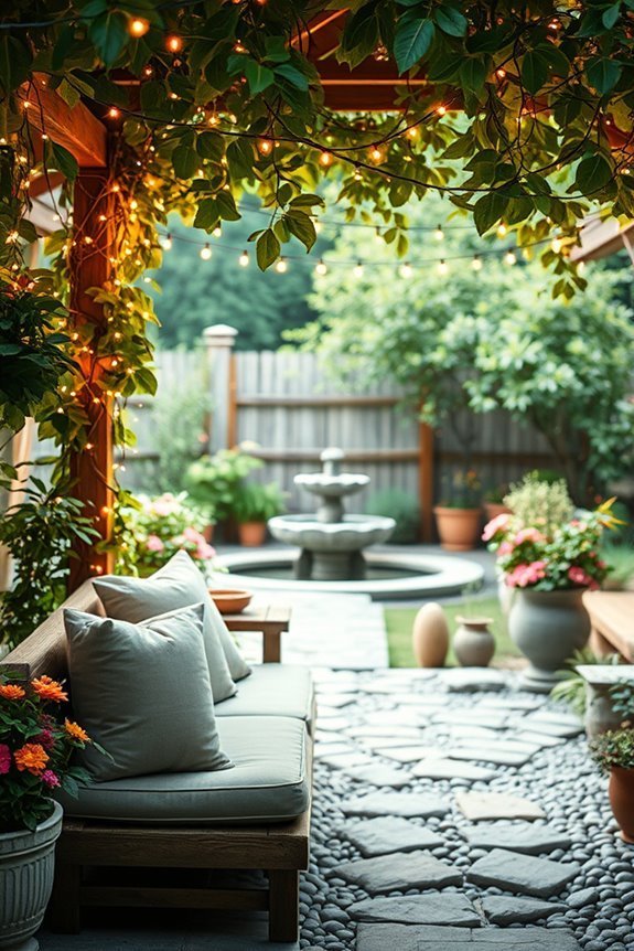 enchanted backyard cinema ambiance
