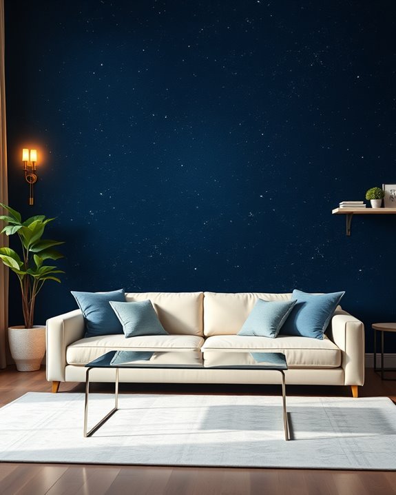 enchanted midnight blue atmosphere