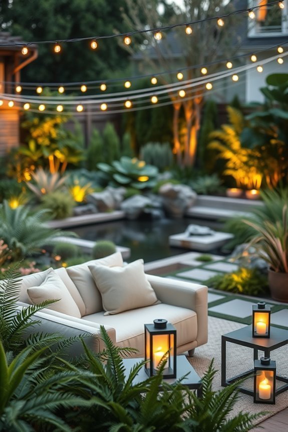 enchanting backyard lighting ideas