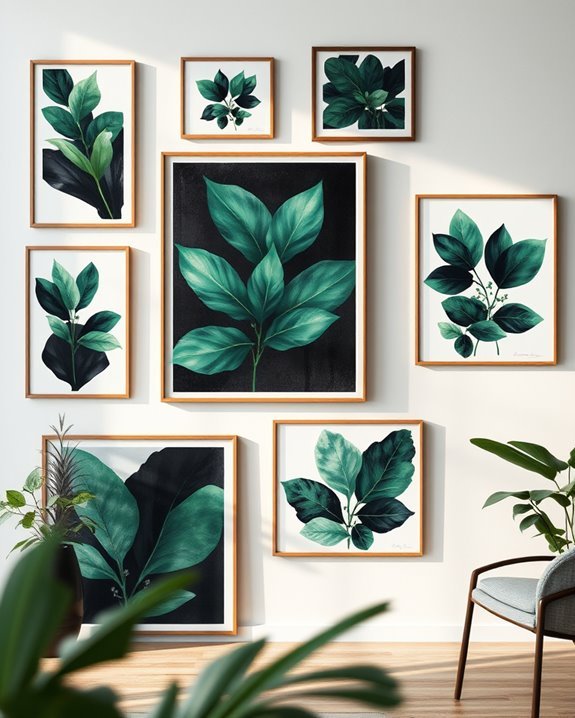 enchanting black and green