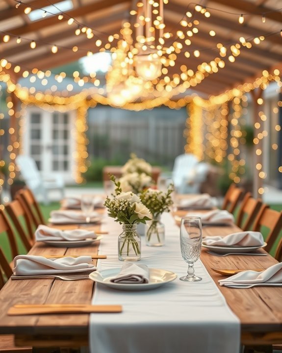 enchanting bridal shower lights