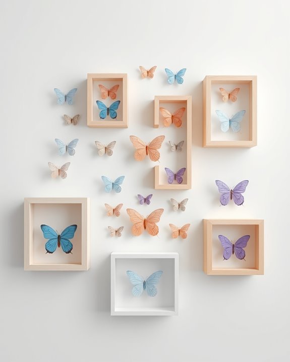 enchanting butterfly shadow boxes