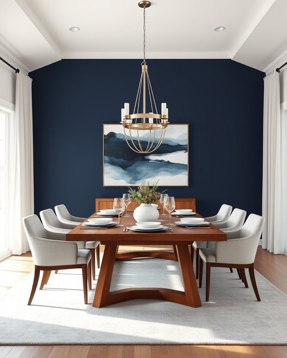 enchanting dark dining ambiance