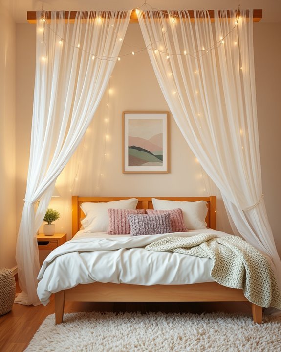 enchanting fairy light canopy