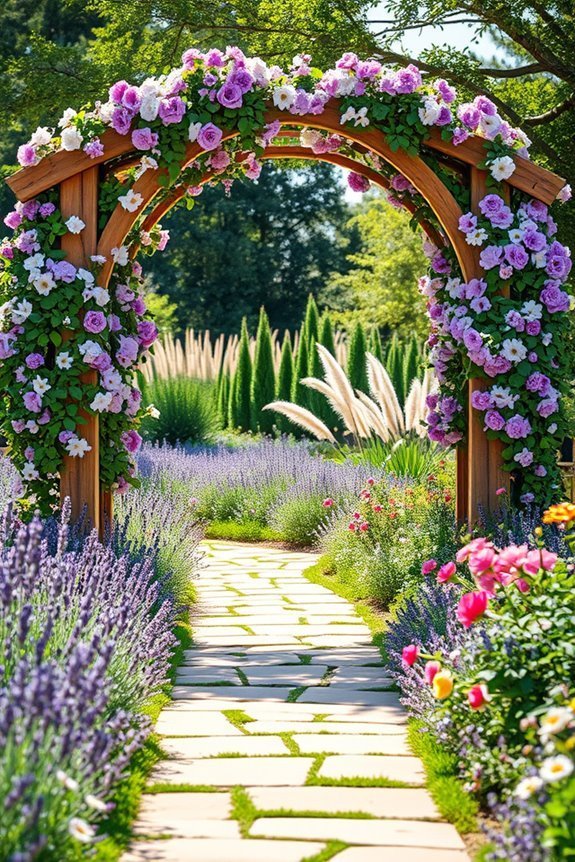 enchanting garden archways flourish