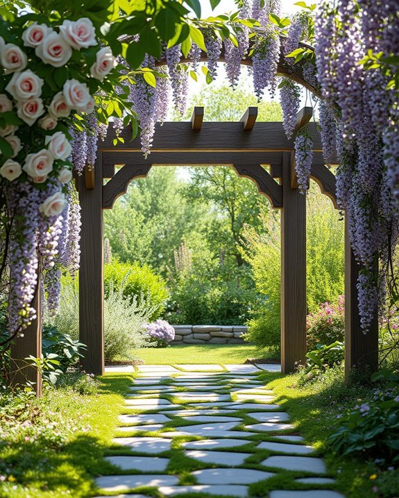 enchanting garden entryways crafted
