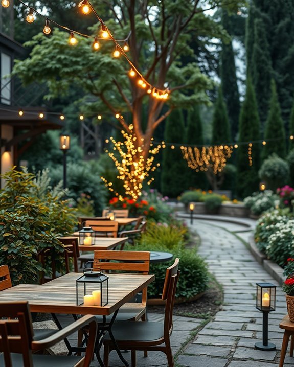 enchanting garden lighting options