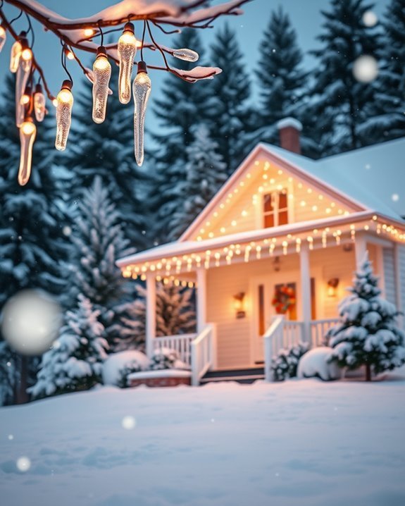 enchanting holiday icicle lights