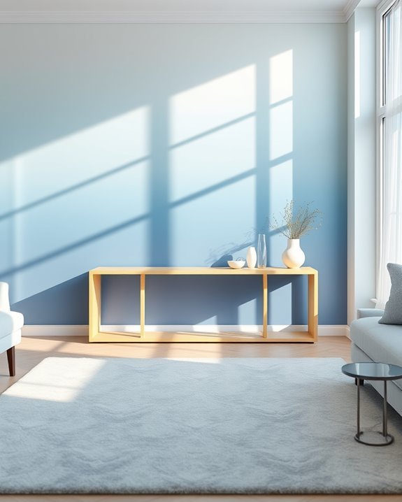 enchanting ice blue ombre