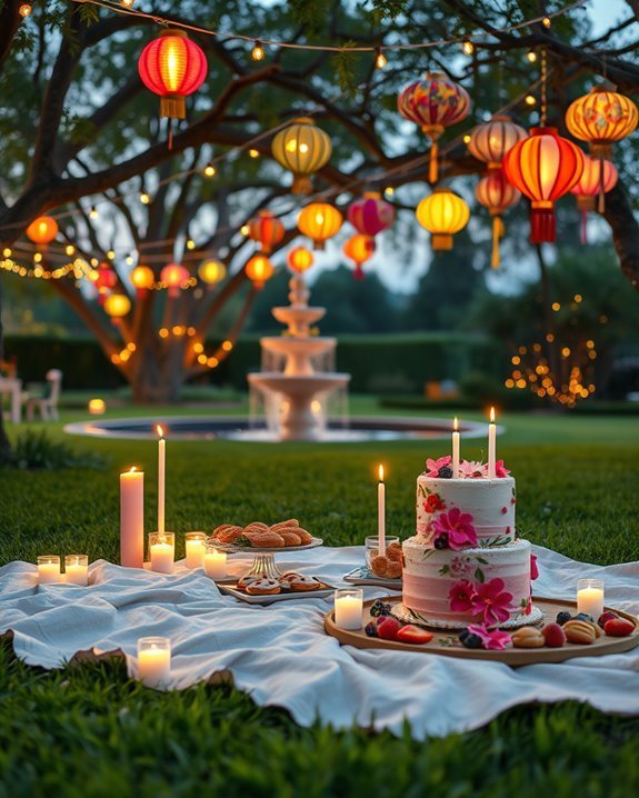 enchanting illuminated birthday celebration