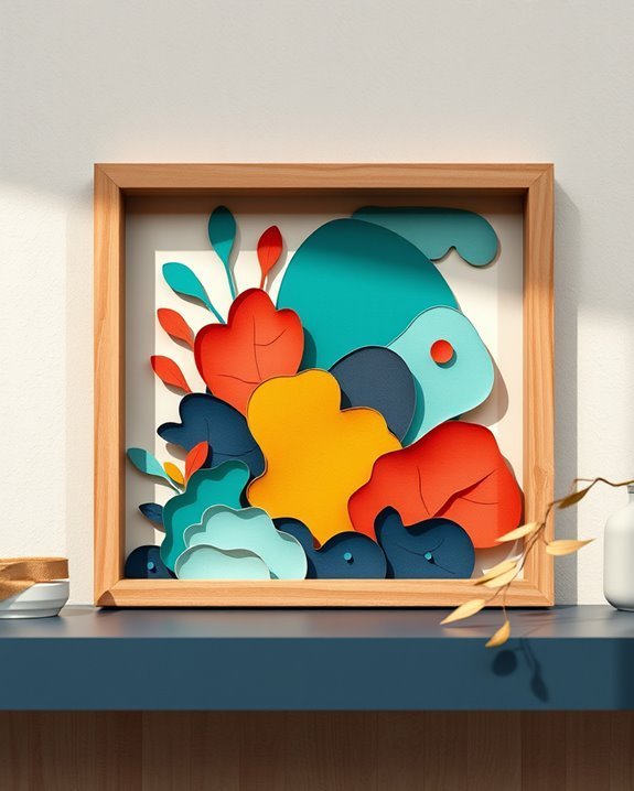 enchanting layered paper sculptures