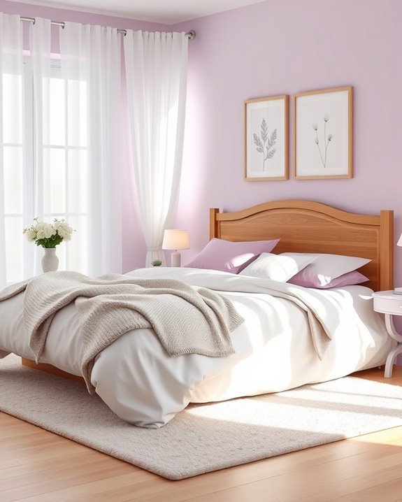 enchanting soft lilac decor