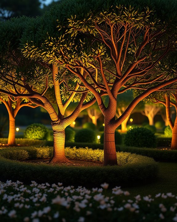 enchanting tree lighting design