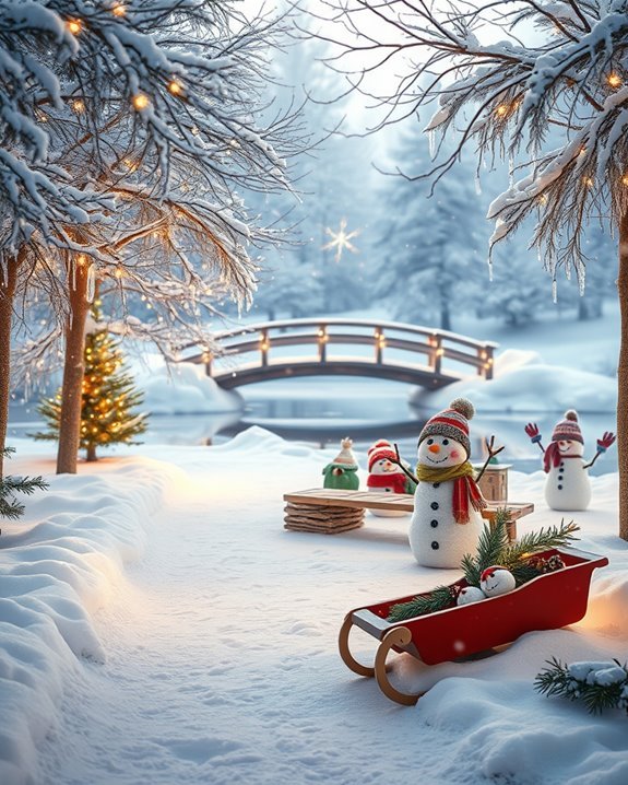 enchanting winter outdoor decor