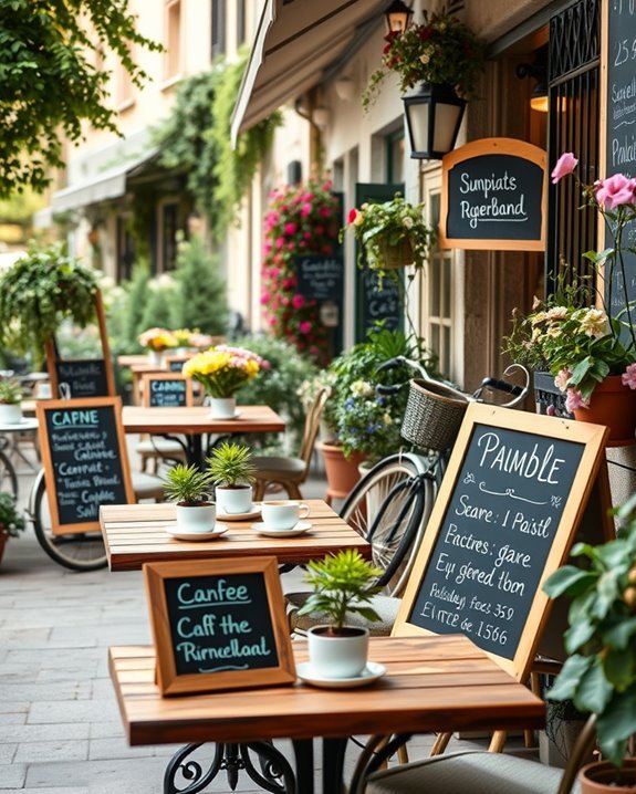 engaging and inviting signage
