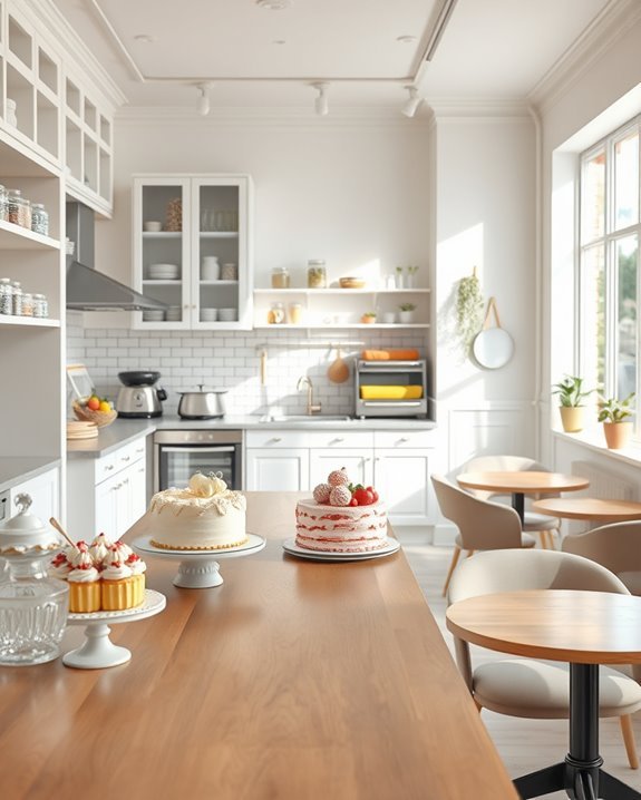 engaging open kitchen experience