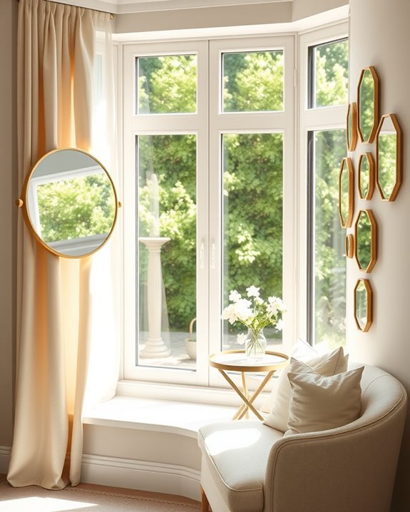 enhance bay window reflections