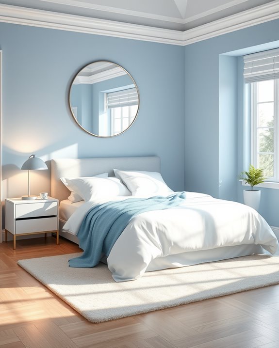 enhance bedroom with mirrors