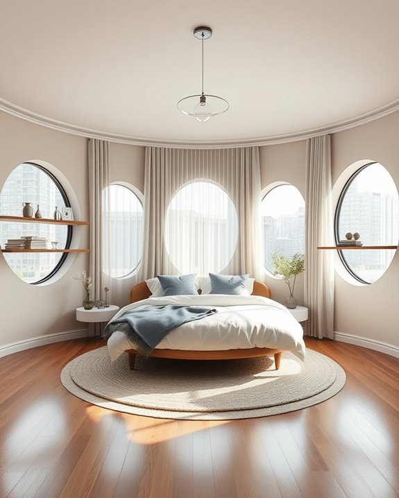 enhance circular window aesthetics