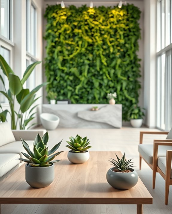 enhance clinic with greenery