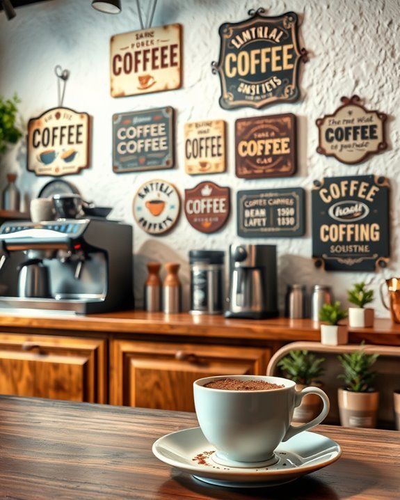 enhance coffee bar ambiance