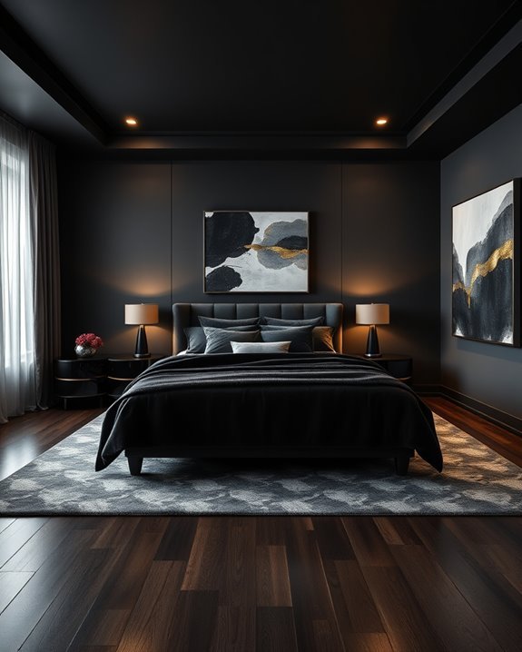 enhance depth with black