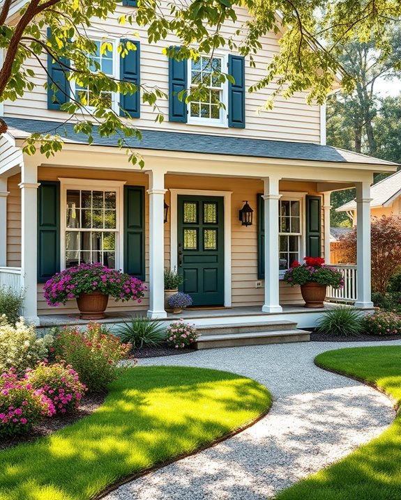 enhance farmhouse with shutters