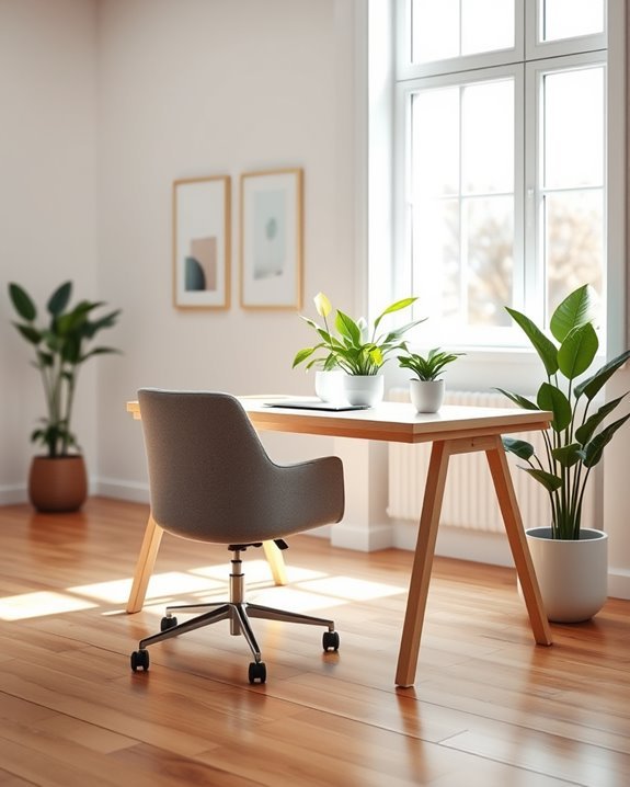 enhance focus with greenery