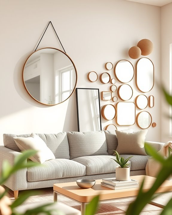 enhance home with mirrors