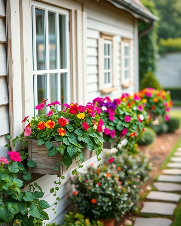 enhance home with window boxes