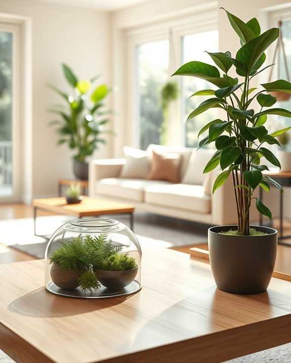enhance interiors with greenery