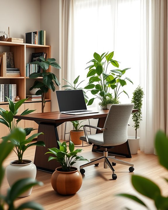 enhance office with greenery