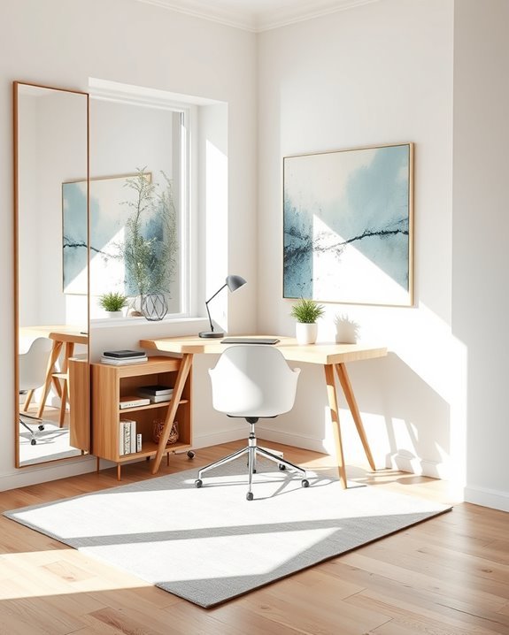 enhance space with mirrors