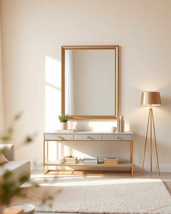 enhance space with mirrors